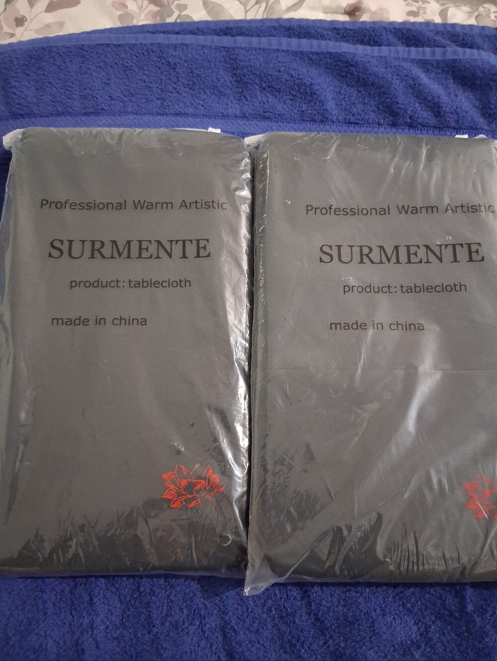 Black Tablecloth - Pack of 2